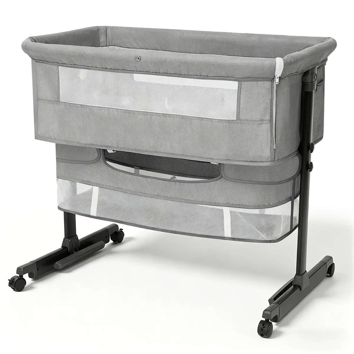 Portable 3 in 1 Foldable Bedside Bassinet Crib