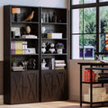 Industrial Bookcase with Doors