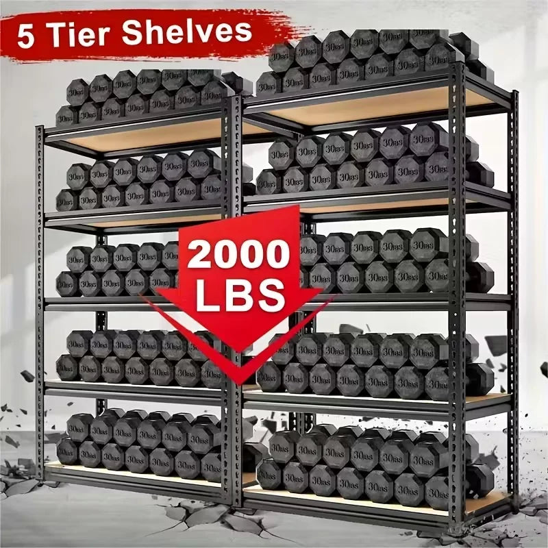 60/72 Inch Heavy-duty Metal Storage Rack