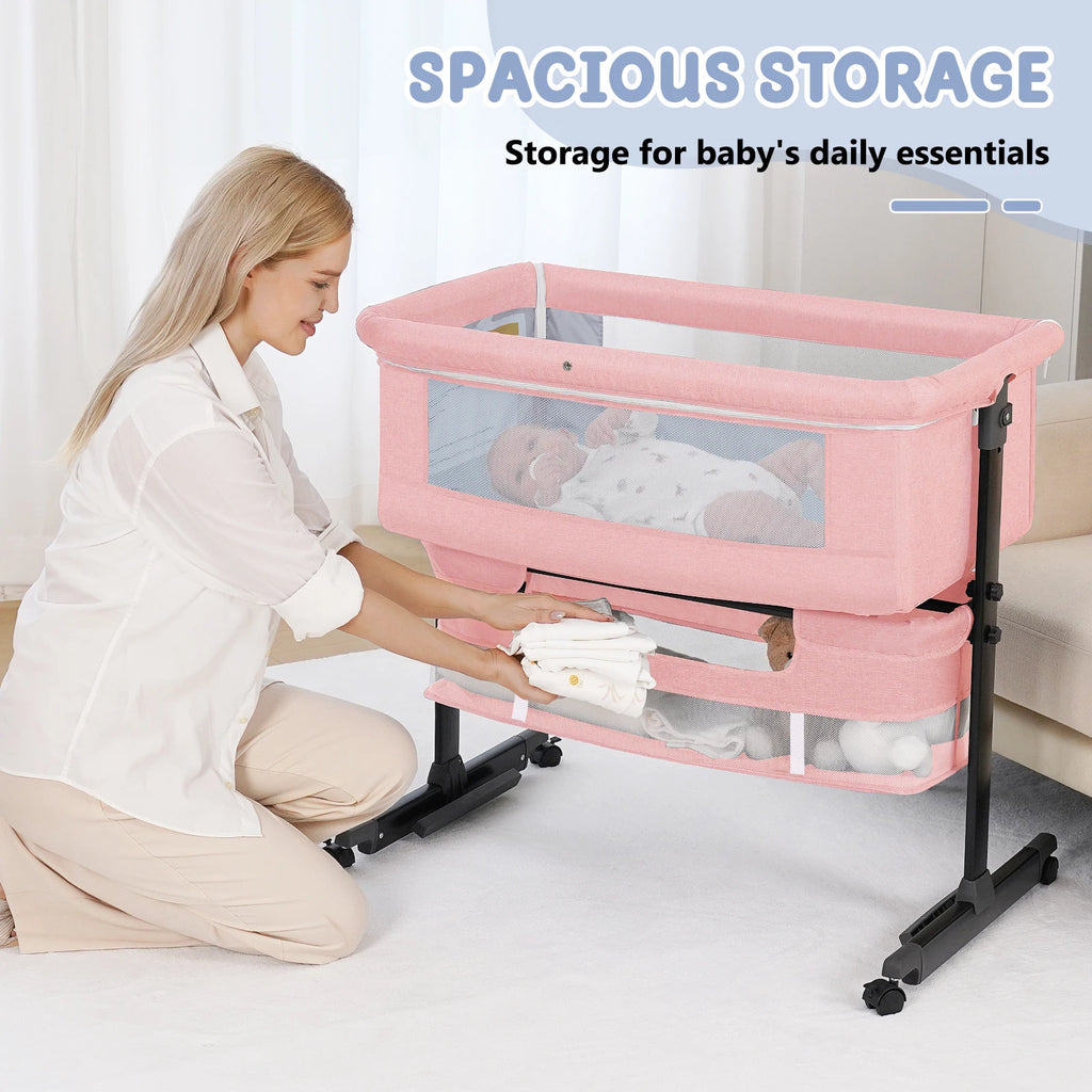 Foldable Portable Bedside Crib