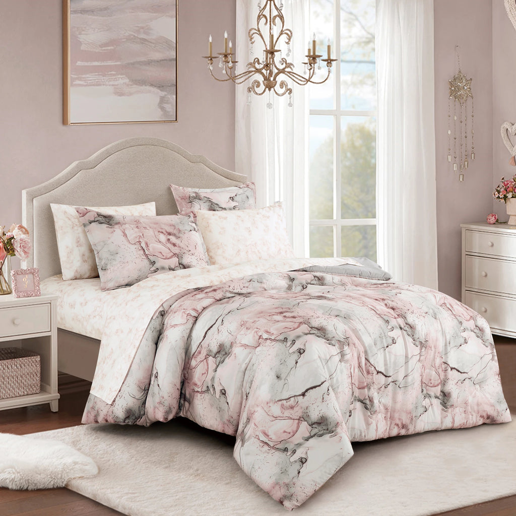 7 Piece Bed in a Bag Comforter Set