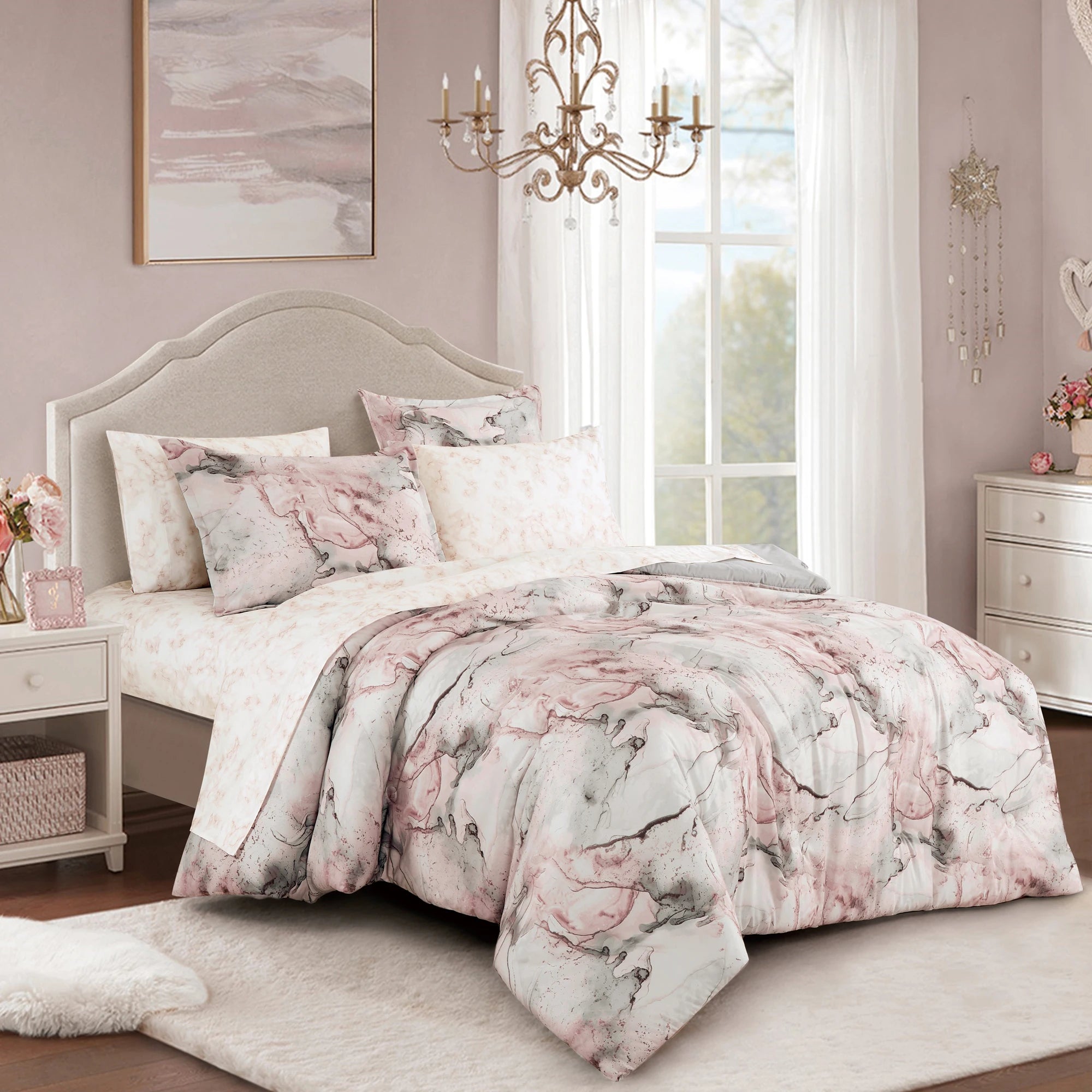7 Piece Bed in a Bag Comforter Set