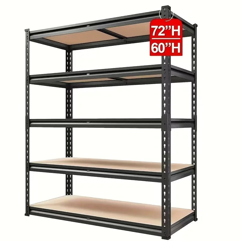 60/72 Inch Heavy-duty Metal Storage Rack