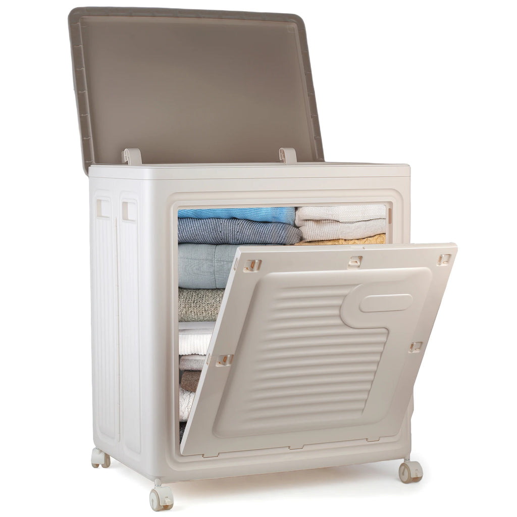 Foldable Storage Box with Wheels