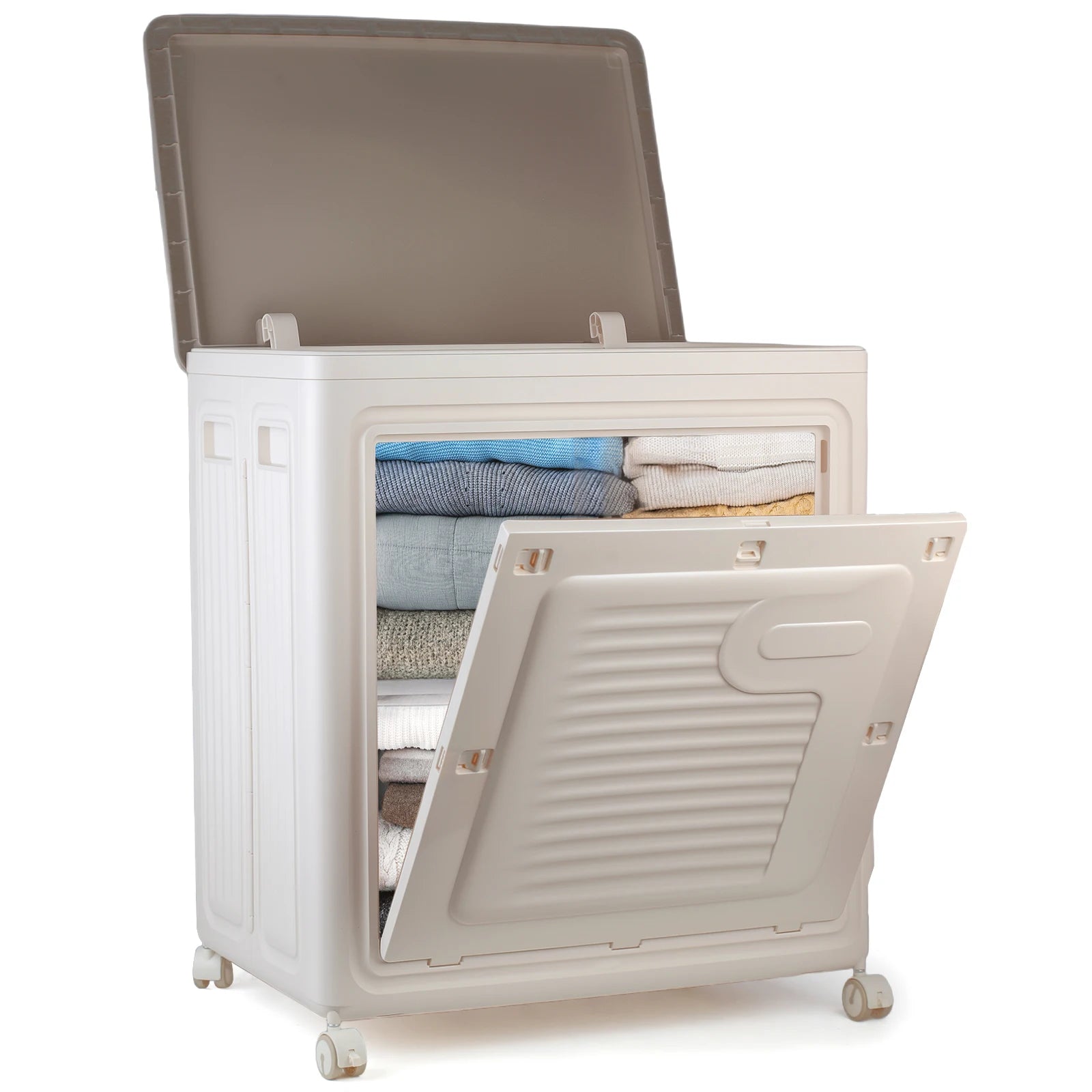Foldable Storage Box with Wheels