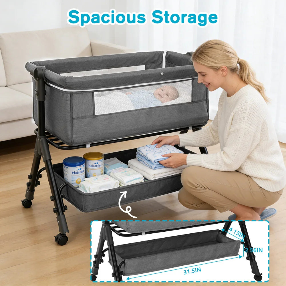 3 in 1 Baby Bassinet Bedside Sleeper