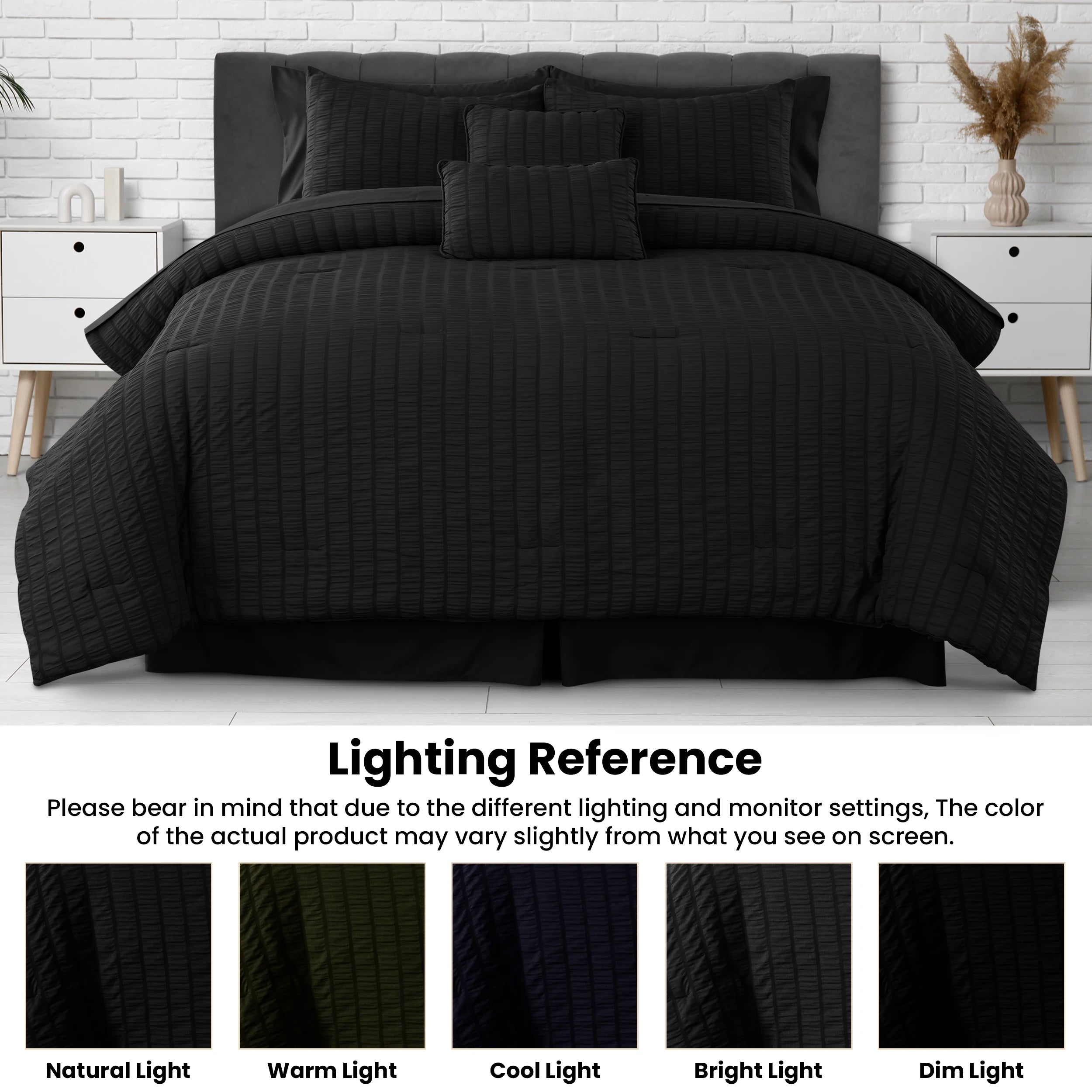 10 Piece Comforter Set Bed in a Bag