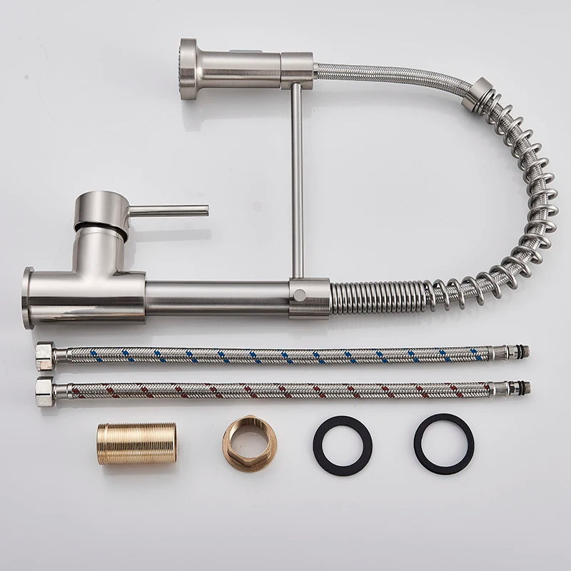 Modern Spring Kitchen Pull Down Sink Faucet