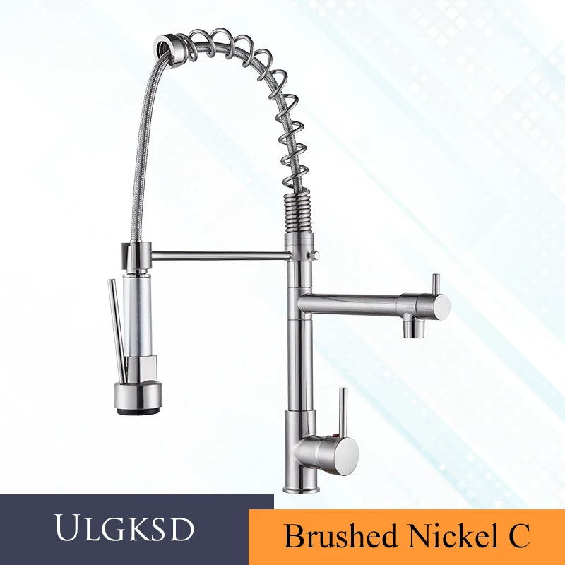 Kitchen Faucet Single Handle Pull Down