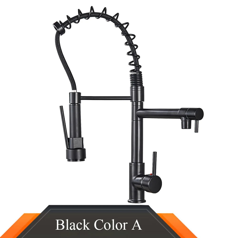 Spring Pull Down Kitchen Faucet