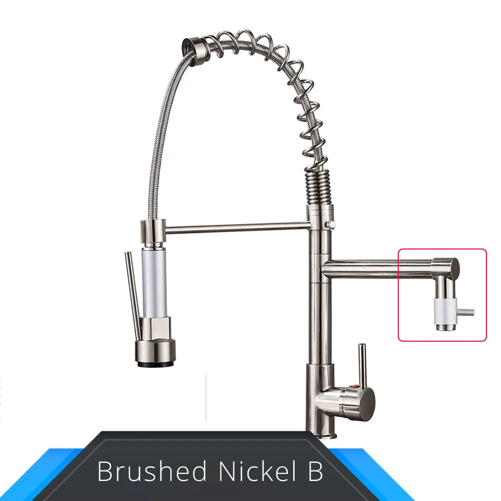 Spring Pull Down Kitchen Faucet