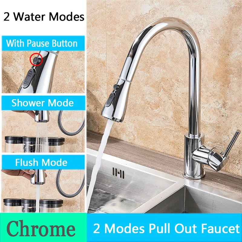 Pull Out Kitchen Faucet