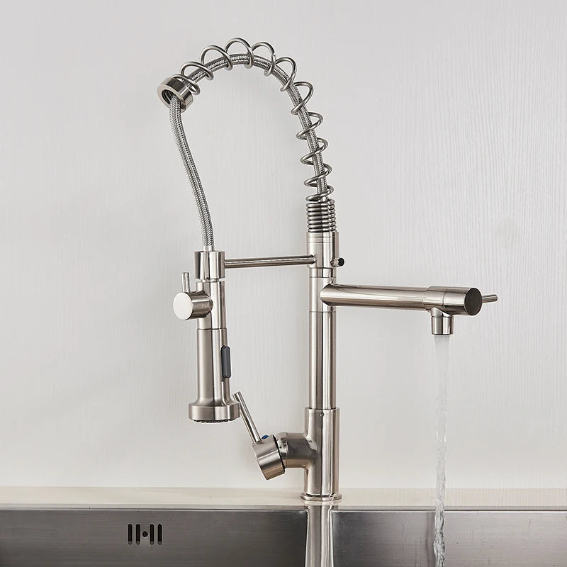 Kitchen Faucet Single Handle Pull Down