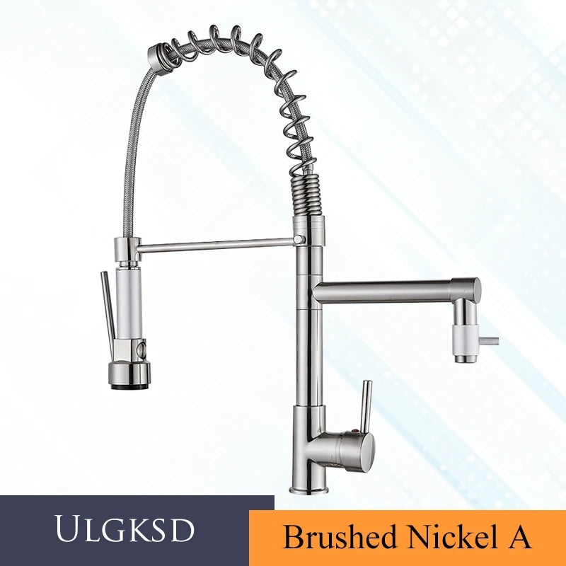 Kitchen Faucet Single Handle Pull Down