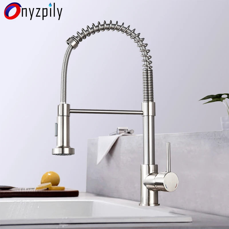 Pull Down Kitchen Faucet