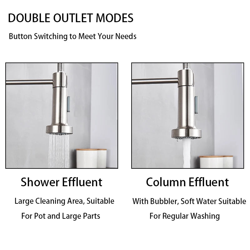 Pull Down Kitchen Faucet