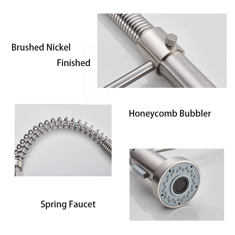 Modern Spring Kitchen Pull Down Sink Faucet