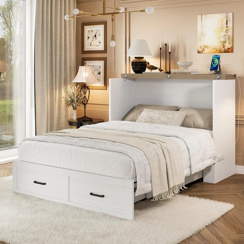 Full Size Murphy Bed Cabinet