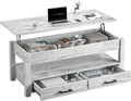 Lift-top coffee table with storage