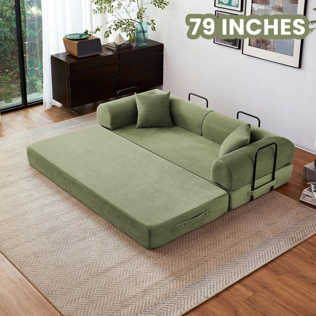 Boneless  Foldable Couch Sleeper Sofa
