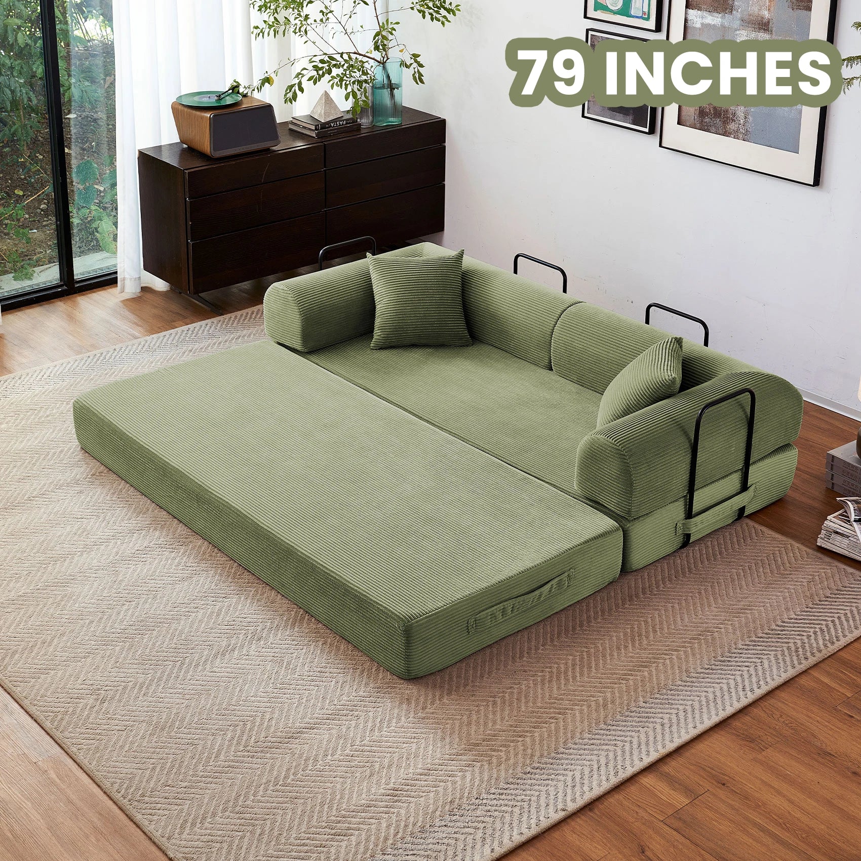 Boneless  Foldable Couch Sleeper Sofa