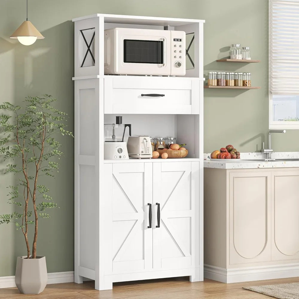 Farmhouse Kitchen Pantry Cabinet