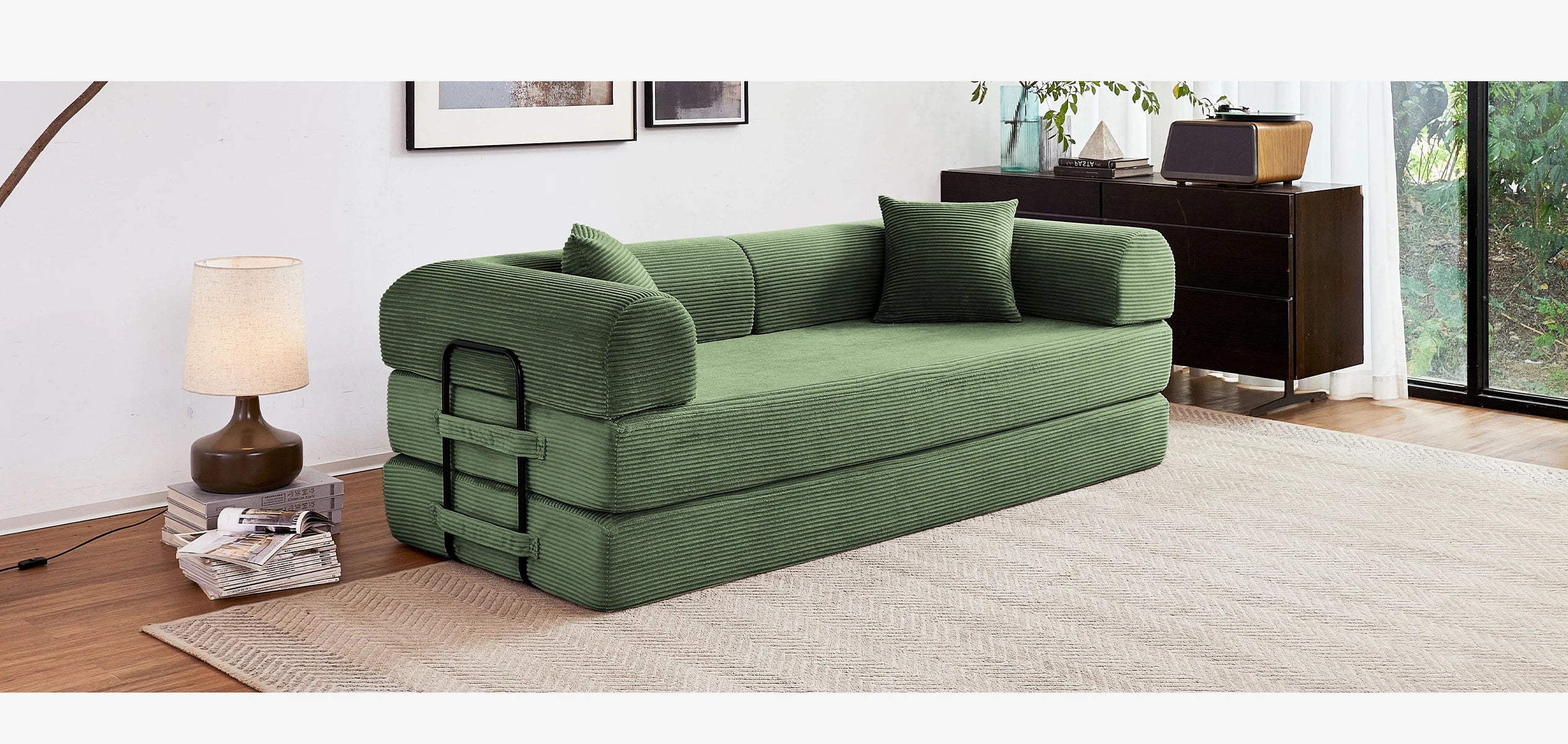 Boneless  Foldable Couch Sleeper Sofa