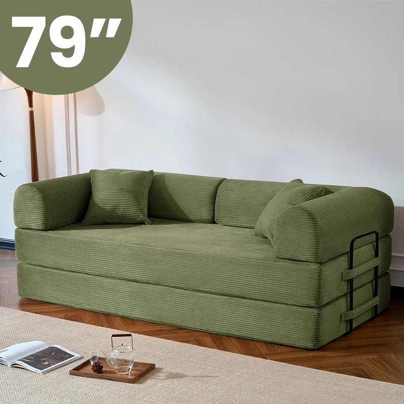 79’’ Folding Convertible Sofa Bed
