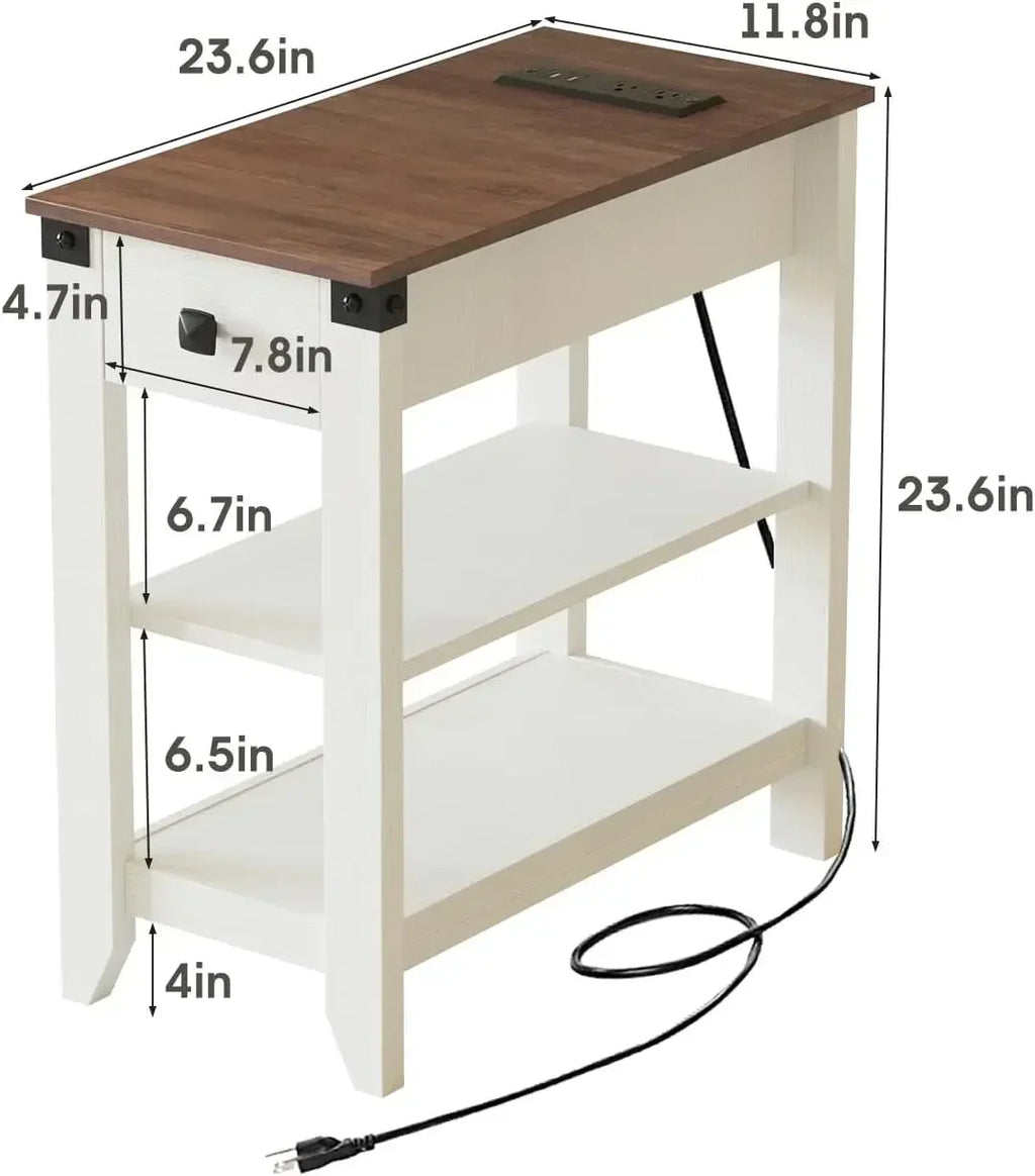 Farmhouse Slim End Tables