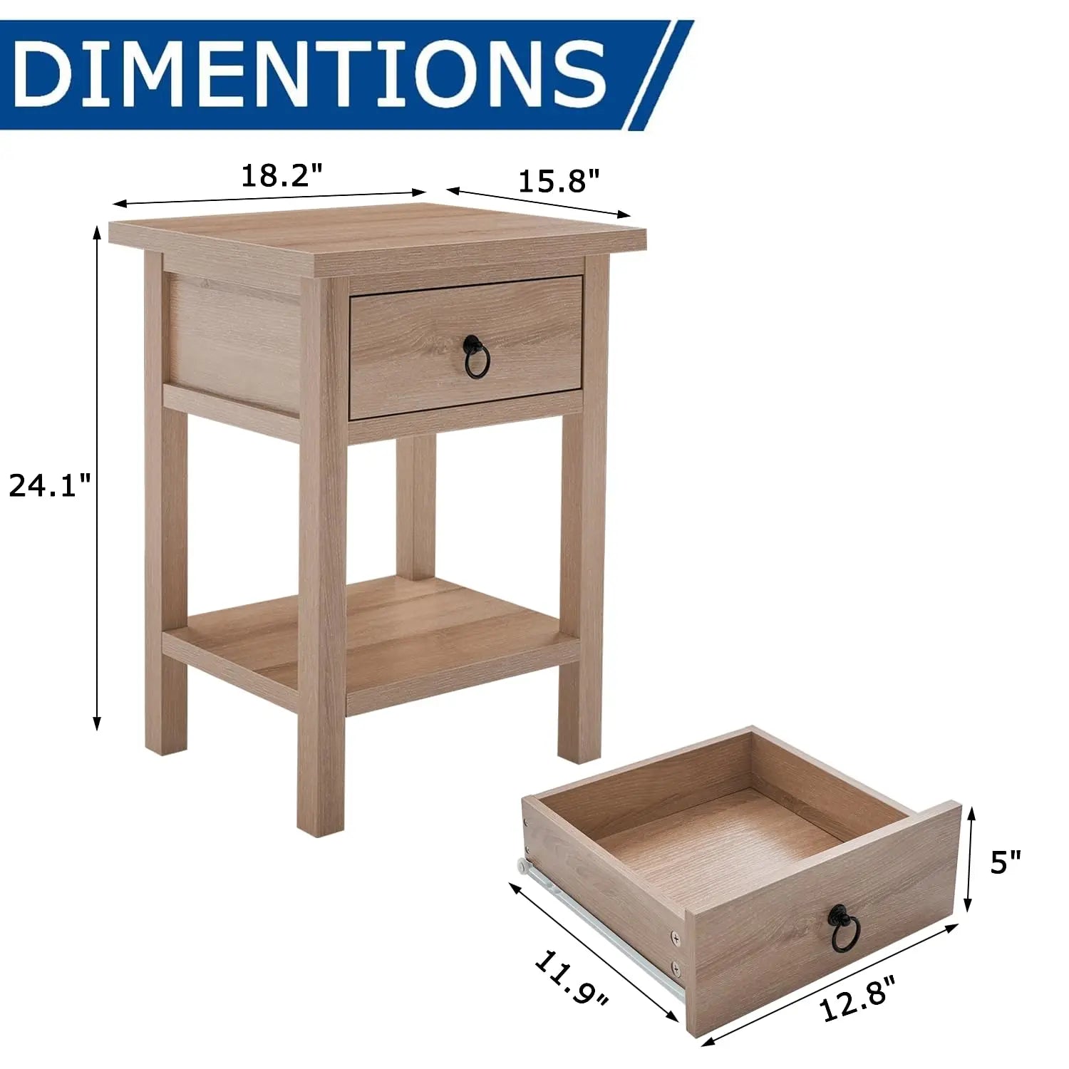 Boho Nightstand (Set of 2)