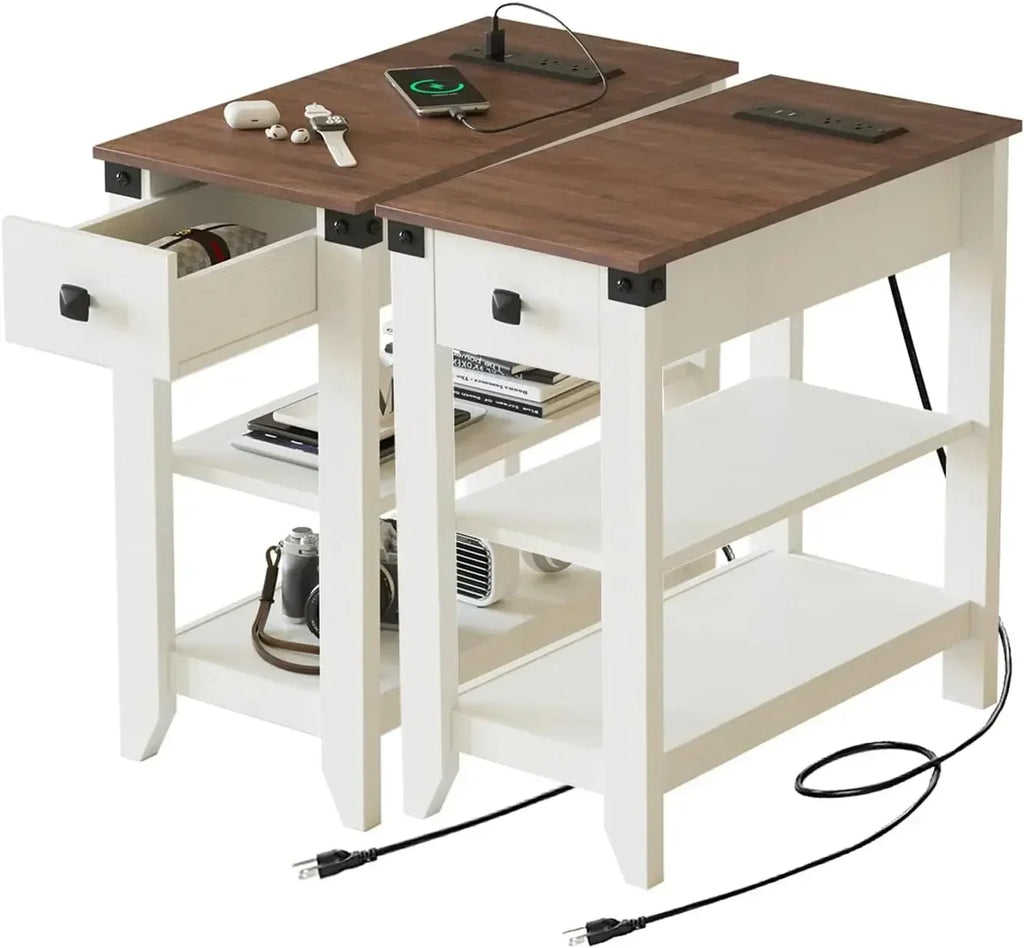 Farmhouse Slim End Tables