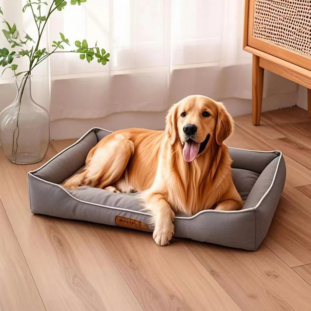 Square Dog Bed for Large Dog