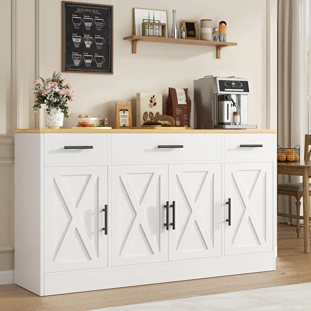 Farmhouse 53" Buffet Cabinet with Storage