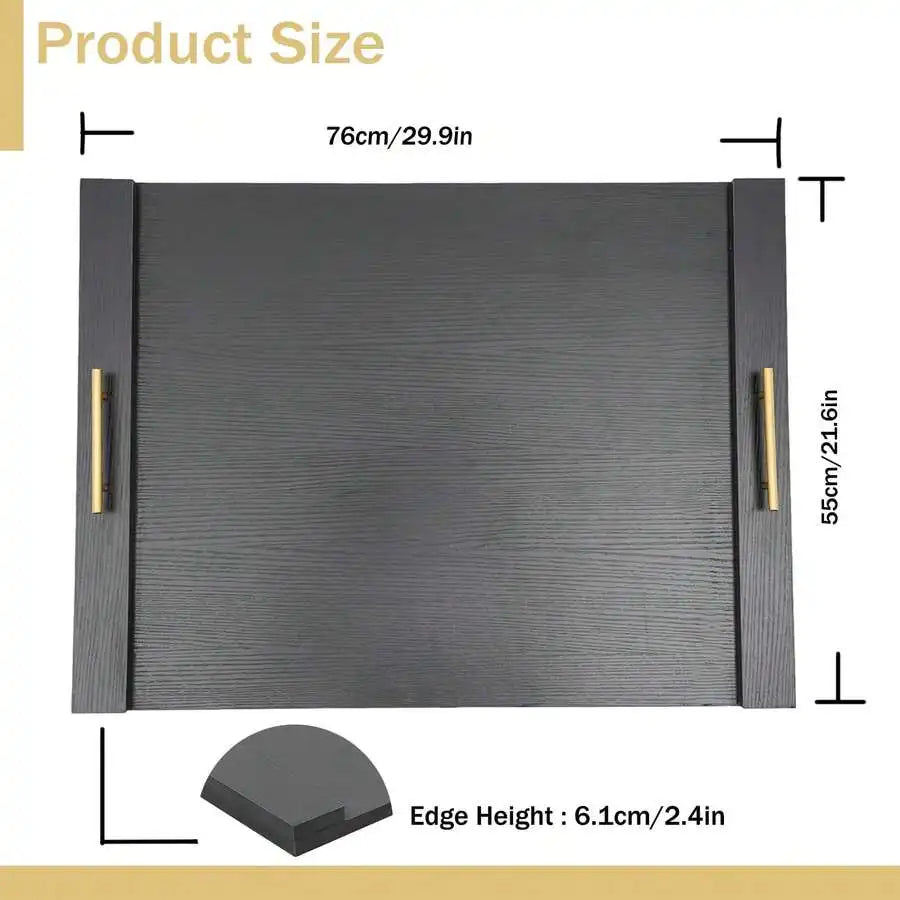 Noodle Board Wood Stove Cover With Handles
