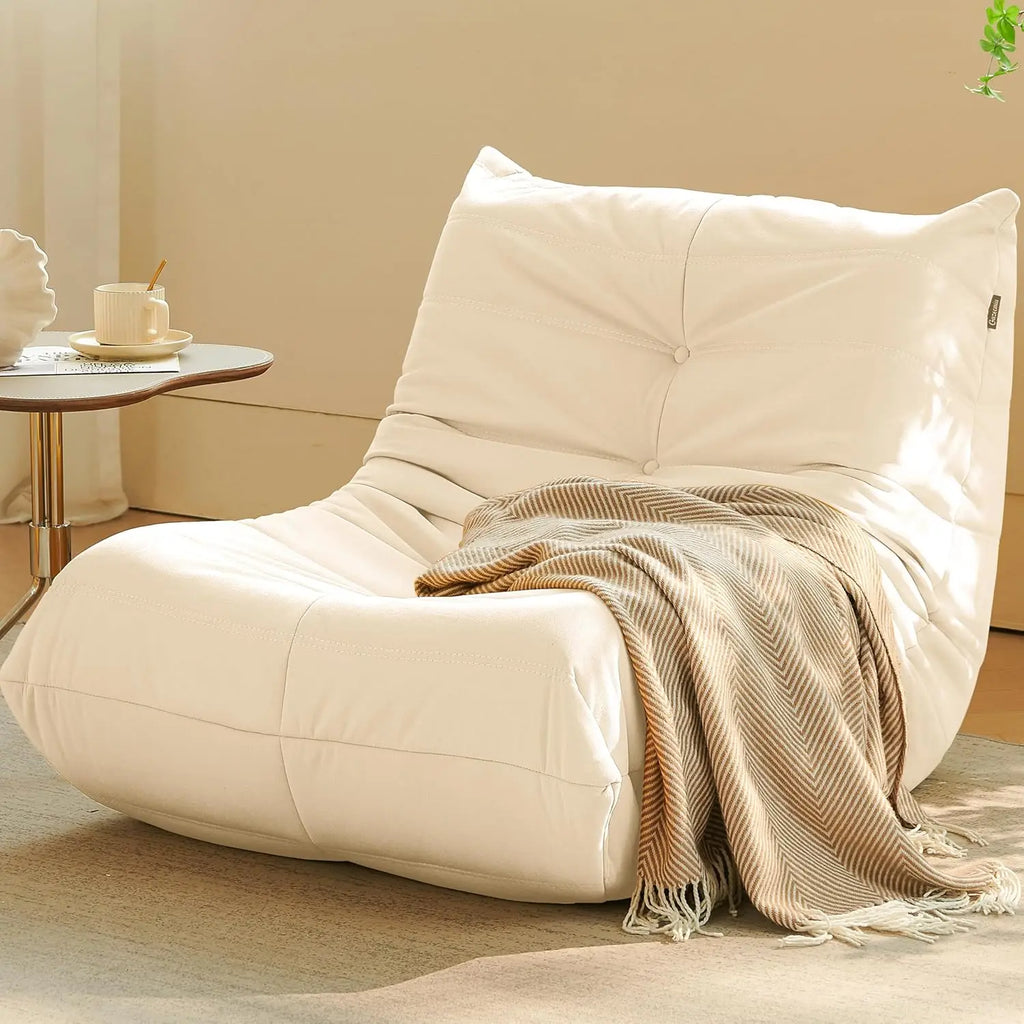 Comfortable Adult Bean Bag Chair with Memory Foam
