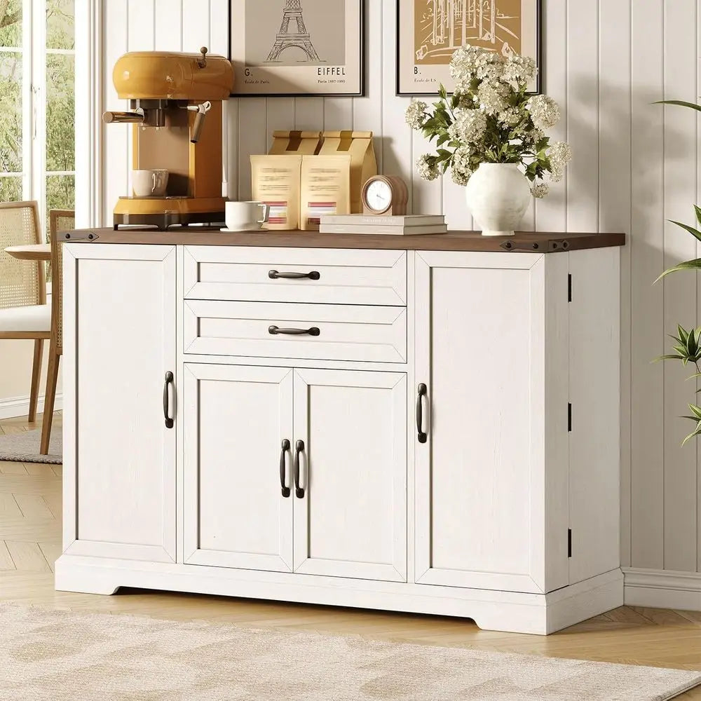 Farmhouse Kitchen Sideboard Buffet Cabinet