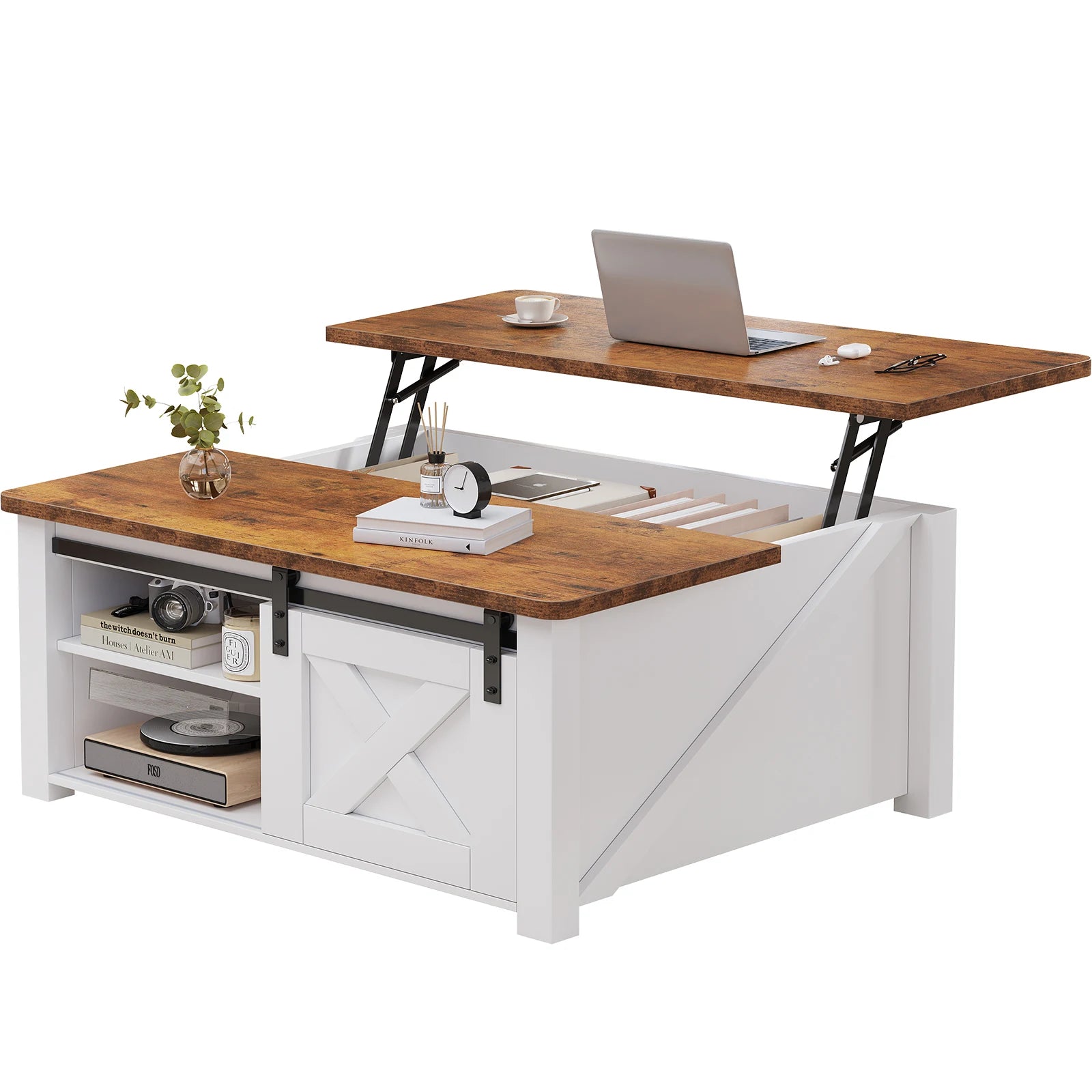 Square Lift Top Coffee Table