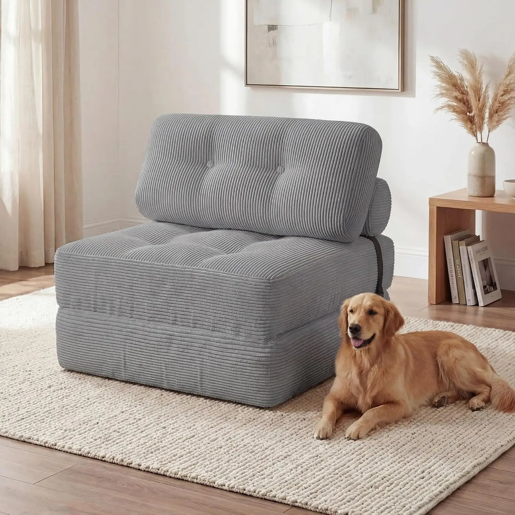 Convertible Folding Sofa Bed with Pillow