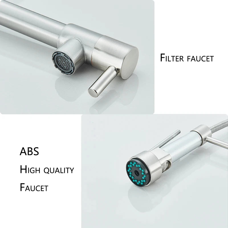 Kitchen Sink Faucet Pull Down Flexible Faucet