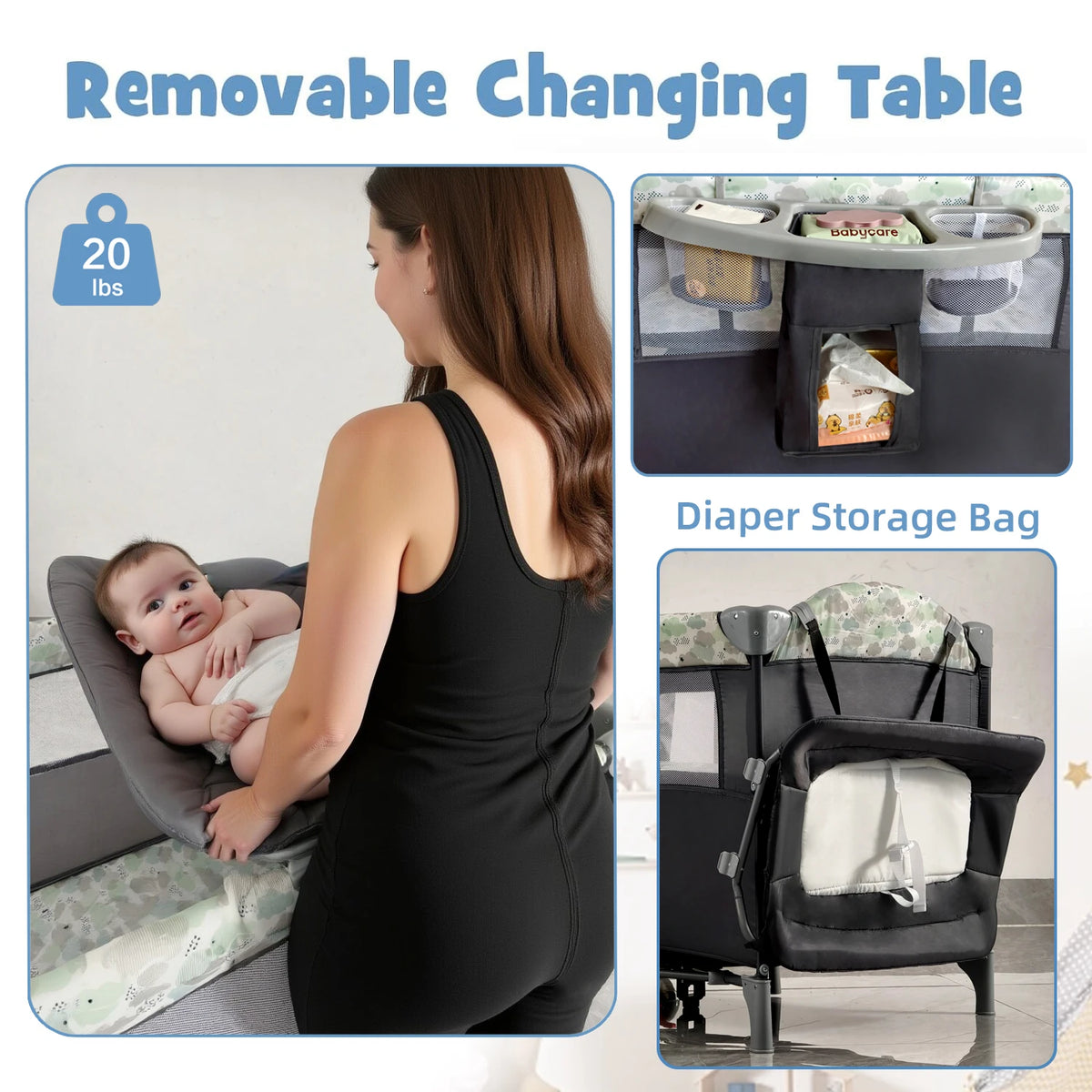 Bedside Travel Pack N Play