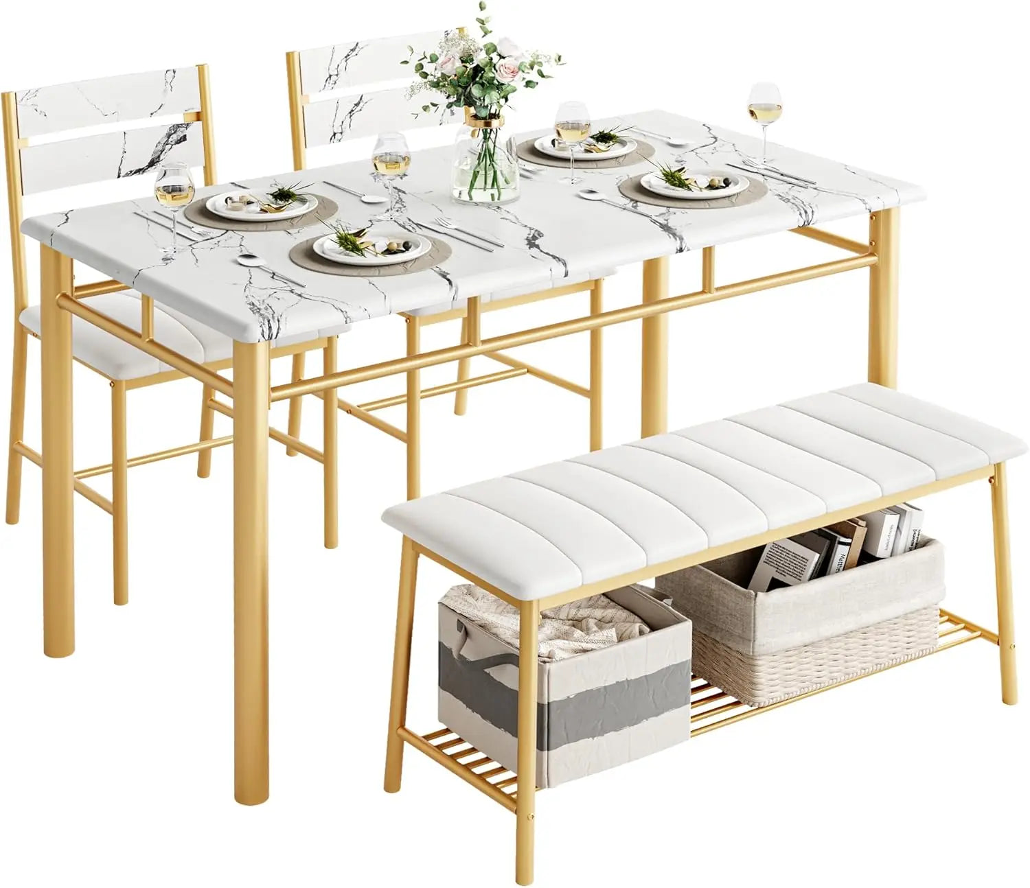 Dining Table Set for 4