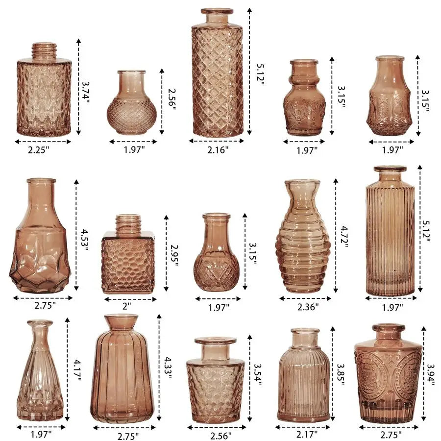 Bud Vase Set of 32 Pcs