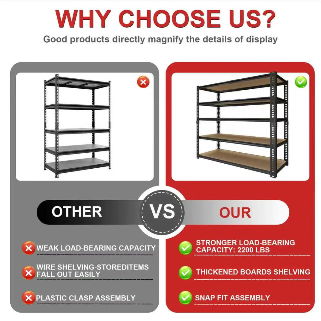 Sturdy Metal Storage Racks