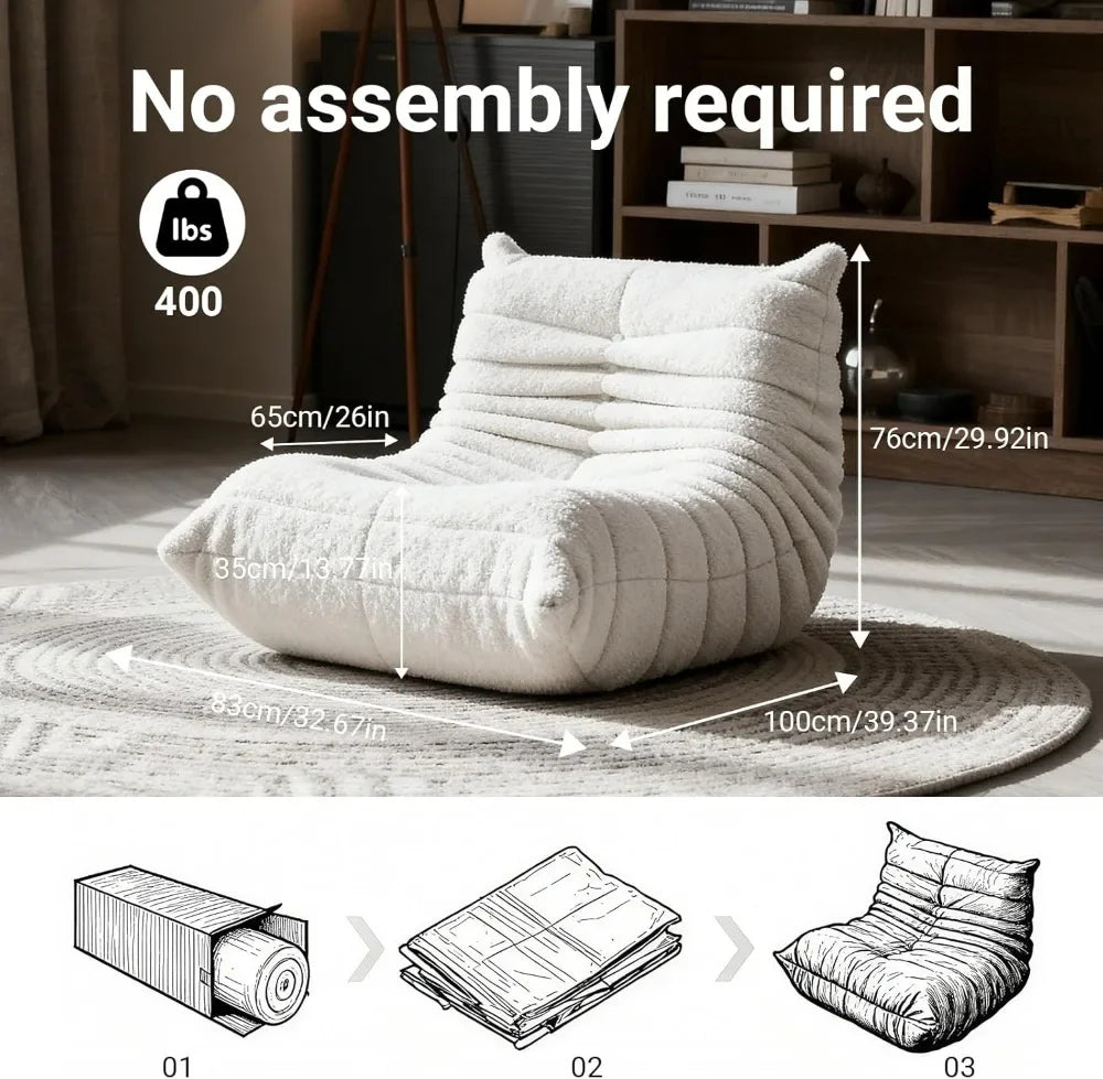 Memory Foam Bean Bag Chair