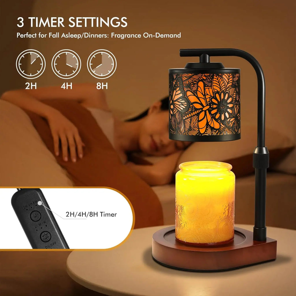 Candle Warmer Lamp with Timer & Dimmer