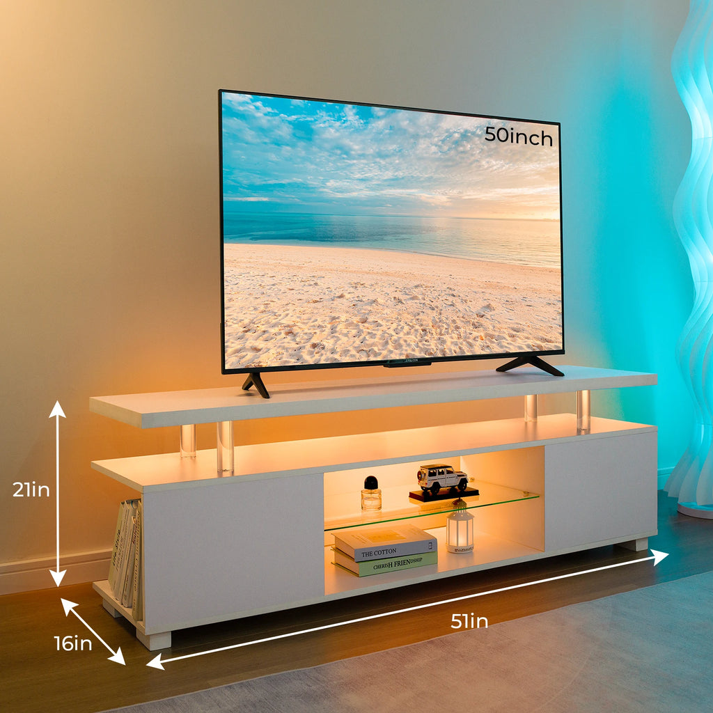 TV Entertainment Center LED TV Stand