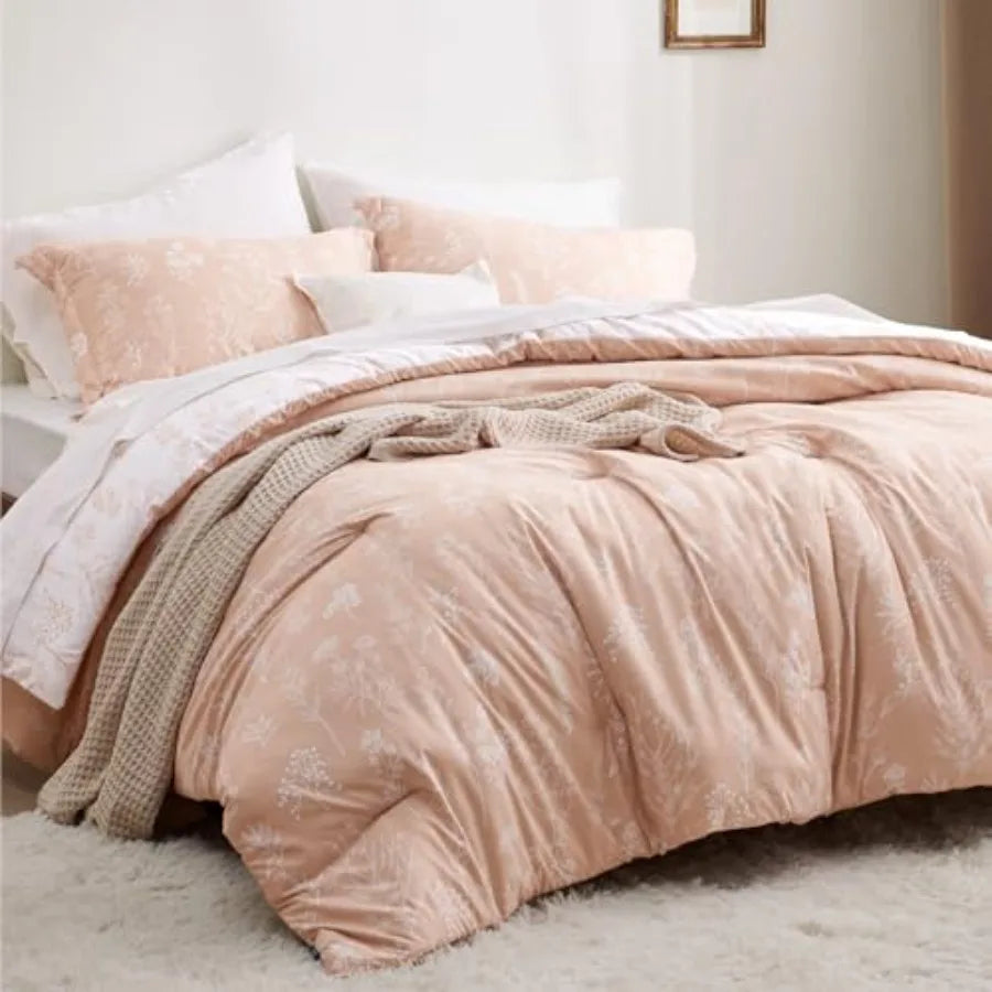 Floral Reversible Comforter Set