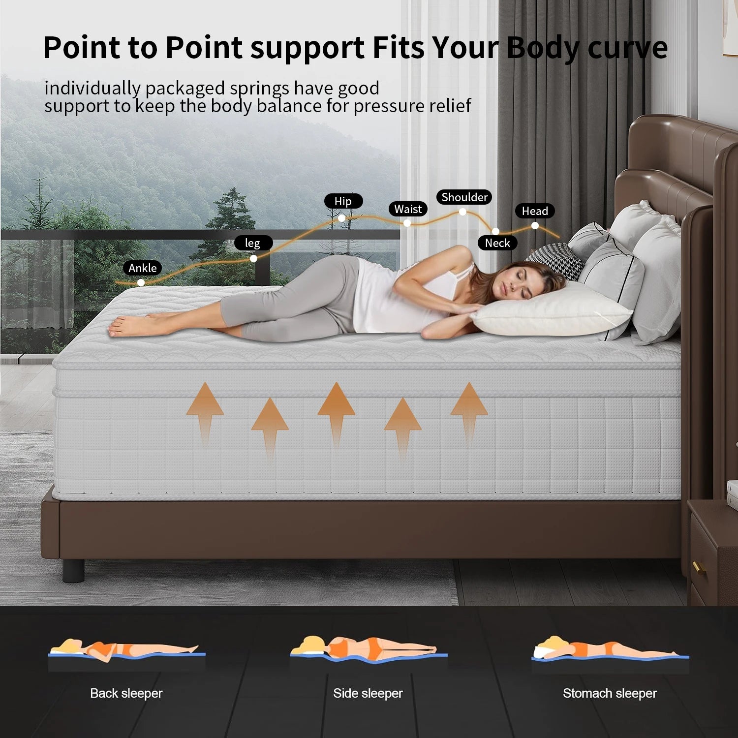 Superior Firm Hybrid Mattress In A Box - Twin/Full/Queen/King