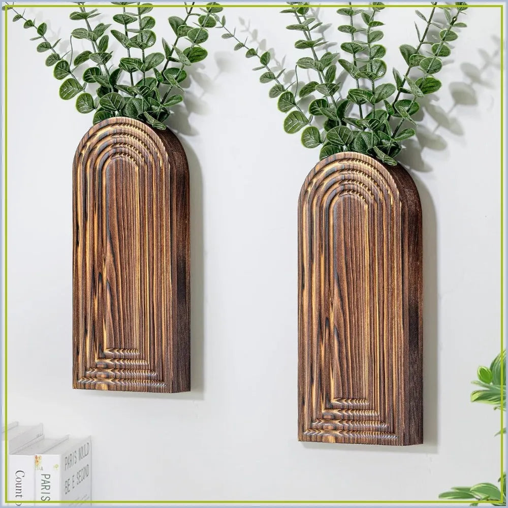 Boho Hanging Vases for Indoor Plants Set of 2