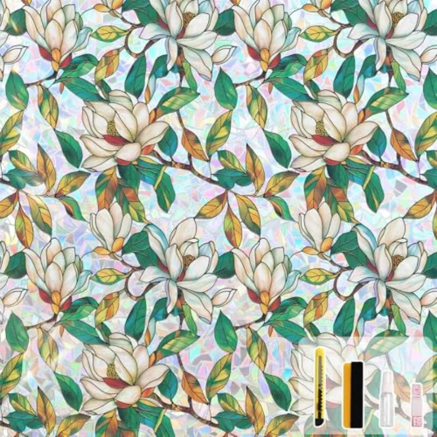 Stained Glass Window Privacy Film